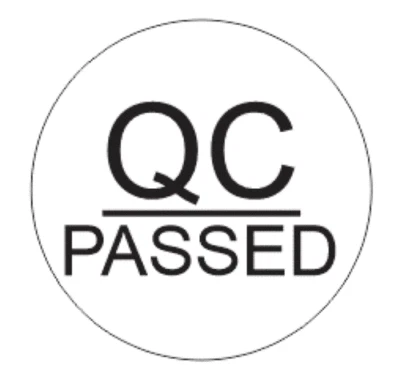 WINTER PARK PRODUCTS D7189 3/8" QC Quality Control Round Vinyl Inventory Label Dot Stickers