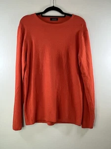 Zara men's | Long Sleeve Crew Neck Shirt Orange | Size Medium - Bild 1 von 8