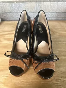 Michael Kors High Heels Open Toe Shoes Size 9 - Picture 1 of 5
