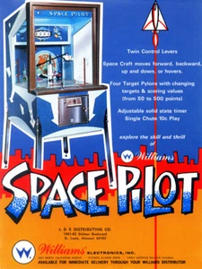 Arcade Game Flyer Poster - Space Pilot (1968) Canvas Art Poster 18"x 24" - Picture 1 of 1