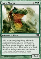 1x Craw Wurm - Foil MTG 9th Edition NM Magic Foil