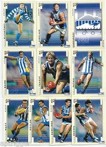 2003 Select XL Ultra NORTH MELBOURNE Team Set ^^^ - Picture 1 of 1