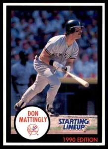 1990 Starting Lineup Don Mattingly Card # NNO *** N.Y.Y.** Gradable *** - Picture 1 of 2