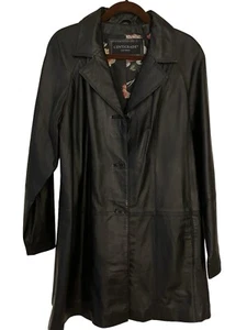 100% Leather Trench Coat - Women’s - size M/L - Perfect Condition - Picture 1 of 5