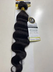BOSS_BUNDLE_OCEAN_WAVE_Natural_Virgin_Human_Hair_WEAVE_18"_#NAT. BROWN - Picture 1 of 5