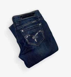 Rock Revival Women’s Dark Wash Skinny Jeans Sz 27 Long - Picture 1 of 3