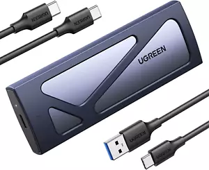 UGREEN M.2 NVMe SSD Enclosure Adapter, 10Gbps USB C 3.2 Gen2, Tool-Free Exter... - Picture 1 of 14
