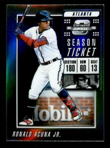 2019 Panini Contenders Optic Ronald Acuna Jr. Atlanta Braves #18 Silver Holo - Picture 1 of 2