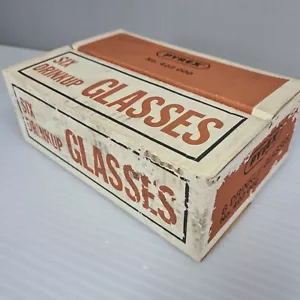 Vintage 6x Pyrex Drinkup Vasos Caja de Repuesto Nº 402 000 NOS - Imagen 1 de 9