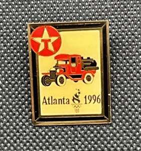 Texaco - Red Classic Car/Truck Olympic Pin. Atlanta 1996 Olympics. - Picture 1 of 3