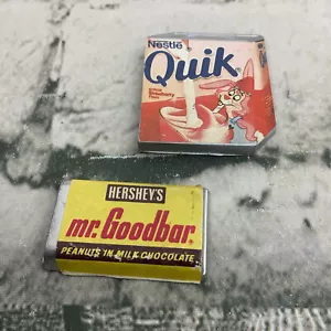 Refrigerator Magnets Vintage 1970’s Strawberry Quik Hershey’s Mr. Goodbar - Picture 1 of 5