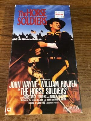 The Horse Soldiers VHS VCR Video Tape Movie John Wayne, William Holden Used - Image 1 of 4