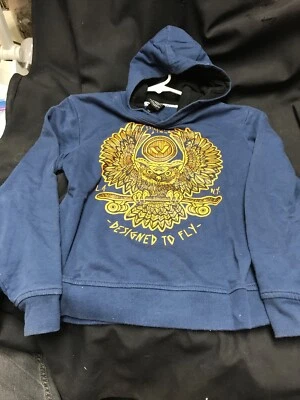 SHAUN BLANCO MANGA LARGA SUDADERA CON LOGO FRONTAL!!! diseñado para volar Foto 1 de 4