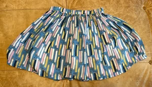 Mini Boden girls cotton Pencils back to school skirt 9/10 - Picture 1 of 7
