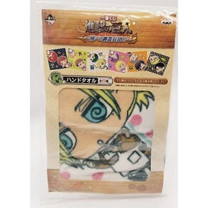 Asciugamano Attack on Titan Annie Leonhart & Bertolt Hoover NUOVO *VENDITORE USA* - Foto 1 di 2