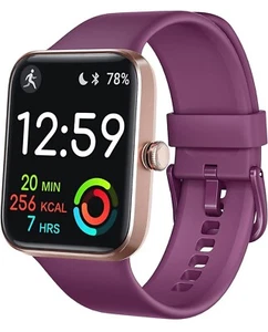 Smart Watch Fitness Watch For Men &Women 1.69" Touch Screen For IPhone & Android - Picture 1 of 6