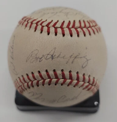 1961 Detroit Tigers Team Autograph OAL Baseball 26 Sigs Auto PSA DNA Al Kaline - Image 1 of 4