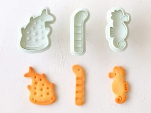 Cortador de molde japonés de galletas de mar Cotta caballito de mar tiburón anguila occidental - Imagen 1 de 7