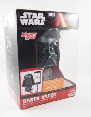 Cargador USB ThinkGeek StarWars Negro 001 Darth Vader Mighty Minis Micro-Boost Foto 1 de 4