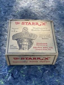 Vintage NOS Canada Dry STARR X Stationary Bottle Opener *RARE*