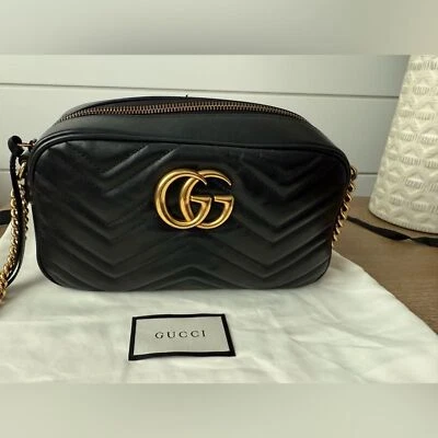 Gucci Small Marmont Camera Bag - Image 1 of 4