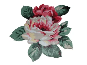 Parche Rosas Verticales Rojo y Doble Delicia Hierro 6" x 5.5" Nuevo - Imagen 1 de 4