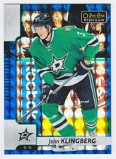 2017-18 O-PEE-CHEE PLATINUM JOHN KLINGBERG BLUE CUBES 18/99 OPC Parallel Stars