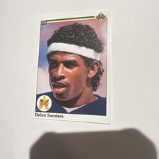 Deion Sanders 1990 Upper Deck #13 Star Rookie RC New York Yankees