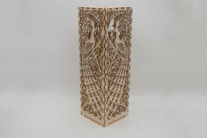 Windlicht  Lampe Phönix Geschenk filigran Birke  Hergestellt in Deutschland - Bild 1 von 8