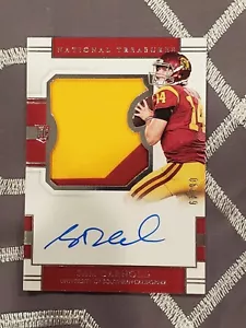 SAM DARNOLD 2018 PANINI NATIONAL TREASURES ROOKIE PATCH AUTO RPA JERSEY # 06/49 - Bild 1 von 1