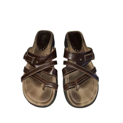 Sandalia gruesa marrón Mudd para mujer talla 10 Foto 1 de 4