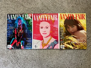 3 Vanity Fair Magazine Lot Fashion Women’s April May July August 2022 Queen - Imagen 1 de 1