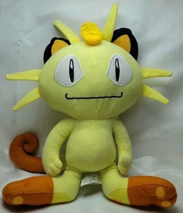 Pokemon Meowth Plush Stuffed Toy 2020 Toy Factory Pokedoll Cat Team Rocket 11" - Picture 1 of 12