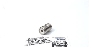 PL258 Double Female coax Joiner Coupler for PL259 Connectors - Picture 1 of 4
