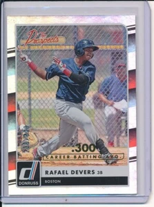2016 Donruss RAFAEL DEVERS Prospects Foil Stat Line #/D /300 Red Sox #8 - Picture 1 of 1