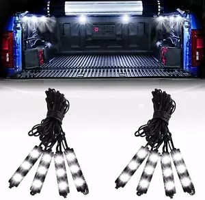 Nilight 8PCS Cargo Truck Bed Rail Light 24LED Pickup Bed Car Under Side Marker - Picture 1 of 7
