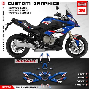 Motorrad Sticker Graphics Deco Kit for BMW S1000XR 2015 2016 2017 2018 2019 Blue - Picture 1 of 21