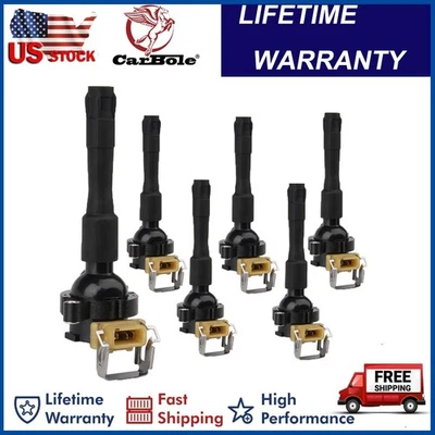 Juego (6) Bobinas de encendido para BMW 325i 323i 2.5L 740iL X5 540i 4.4L 330i 530i UF300 Foto 1 de 4