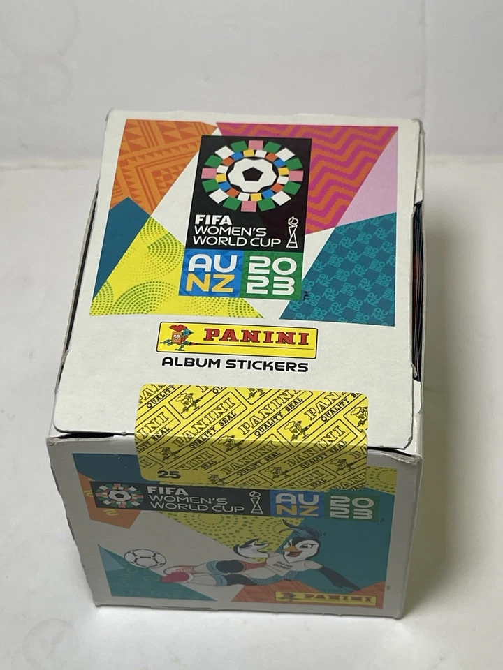 2023 Panini Women's FIFA World Cup 50 Pack Sticker Box (5 Per Pack 250 Total)