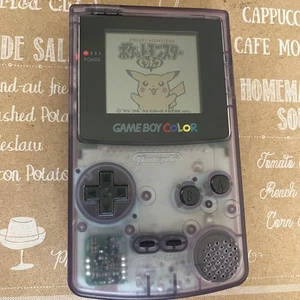 Good condition] Game Boy Color GAMEBOY body clear purple GBC - Picture 1 of 4