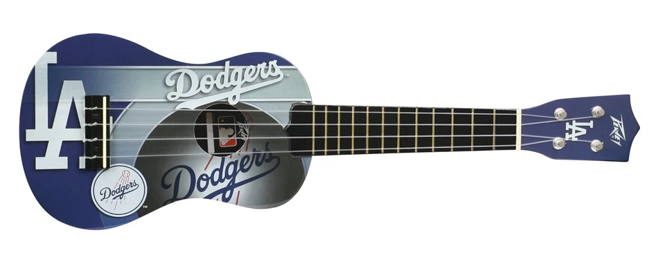 Peavey MLB LA Los Angeles Dodgers Logo Major League Baseball Ukulele Instrument - Image 1 of 1