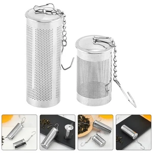2pcs Filters Steel Coffee Infuser Loose Tea Steeper Tea Diffuser for Loose Tea - Picture 1 of 12