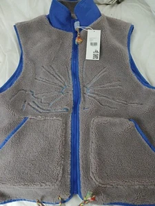 Mens Jungles Jungles Full Zip Fuzzy Vest XL NWT - Imagen 1 de 7