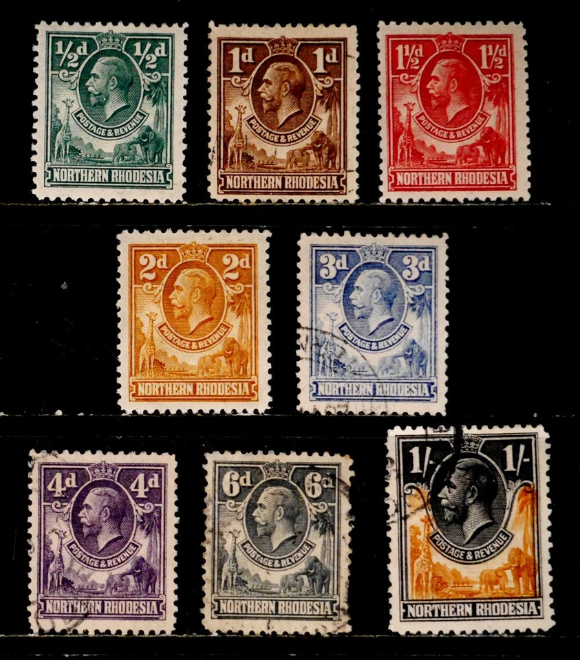 NORTHERN RHODESIA, BRITISH: 1925 CLASSIC ERA STAMPS WITH UNUSED - Image 1 of 1