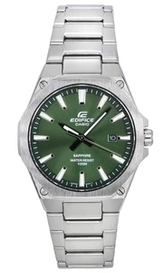 Casio Edifice Analog Green Dial Sports Quartz 100M Men's Watch EFR-S108D-3A - Picture 1 of 4
