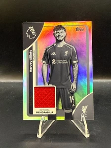 2025-26 Topps Premier League EPL - Reliquia de Harvey Elliott /75 Liverpool - Imagen 1 de 2