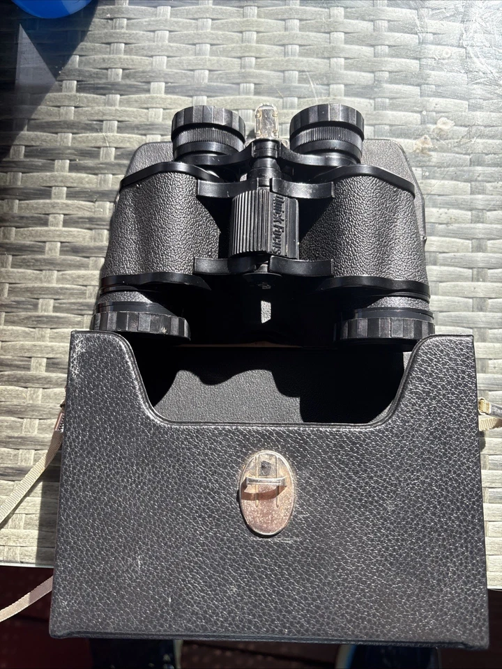Vintage Binolux 7x35 Extra Wide Angle Binoculars With Case | 578ft @ 1000yds - Image 1 of 3