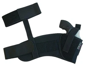 Off-Duty and Concealment Kodra Nylon Ankle Holster (Black, Size 1, Right Hand) - Picture 1 of 1
