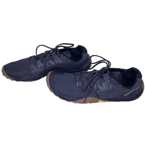 MERRELL Trail Glove 6 Sneakers Vibram Sole J135379 Men's Size US 12 in Black - Picture 1 of 13