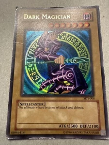 Yugioh Dark Magician SDY-006 1996 (Details in Listing)- Damaged - Picture 1 of 7